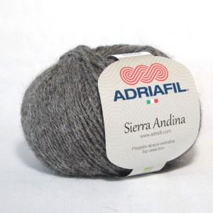 Adriafil Sierra Andina - Pelote de 50 gr - 88 gris fumé