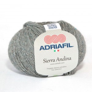 Adriafil Sierra Andina - Pelote de 50 gr - 91 azur-gris
