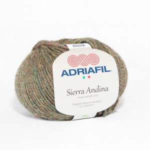 Adriafil Sierra Andina - Pelote de 50 gr - 95 vert militaire