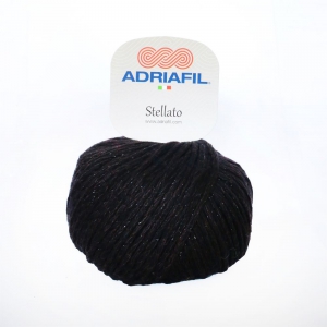 Adriafil Stellato - Pelote de 50 gr - 54 Noir Bronze doux