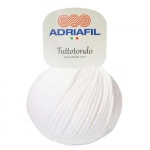 Adriafil Tuttotondo - Pelote de 50 gr - Coloris 30 Blanc