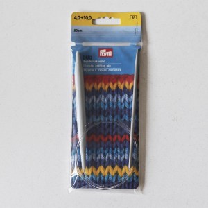 Aiguille circulaire duo en plastique 80 cm - 4 et 10 mm - Prym