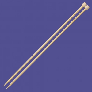 Aiguilles à tricoter 33/35 cm en bambou pointes fines Takumi - Clover