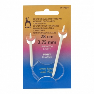 Aiguilles circulaires 28 cm -  n°3,75 - Pony