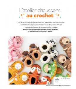 L'atelier chaussons au crochet - Marabout