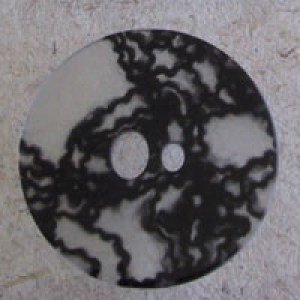 Bouton rond en plastique 70 mm - effet laine