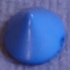 Bouton cône 10 mm - Bleu
