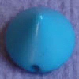 Bouton cône 10 mm - Bleu Turquoise