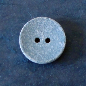 Bouton rond effet denim - Diam 18 mm - Bleu clair