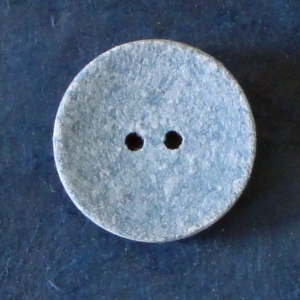 Bouton rond effet denim - Diam 23 mm - Bleu clair