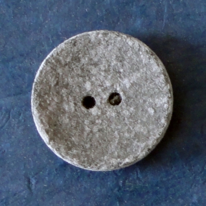 Bouton rond effet denim - Diam 23 mm - Gris