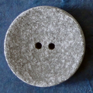 Bouton rond effet denim - Diam 28 mm - Gris