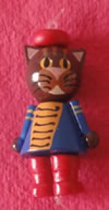 Personnage en bois Puzz le Chat 57 mm