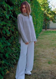 Blond Pull en Rowan Softyak DK