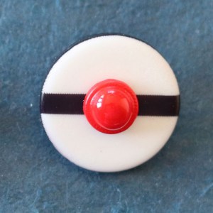 Bouton Béret de marin 18 mm - Blanc