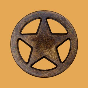 Bouton Etoile en métal