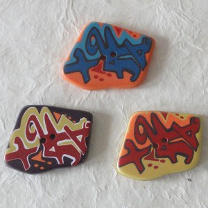 Bouton Graffiti