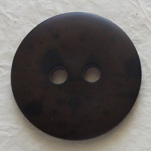 Bouton rond moucheté 45 mm - Marron foncé