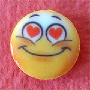 Bouton Smiley 15 mm - Modèle 2