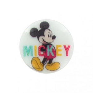 Boutons Mickey 15 mm - Carte de 6 boutons