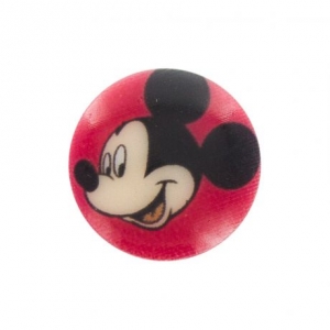 Boutons Tête de Mickey 15 mm - Carte de 6 boutons