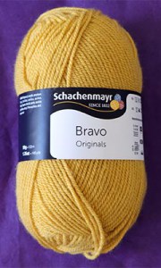 Schachenmayr Original Bravo pelote de 50 gr - Jaune Ocre 08337