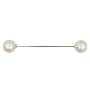 Broche perle 95 mm - Blanc nacré - Rico Design
