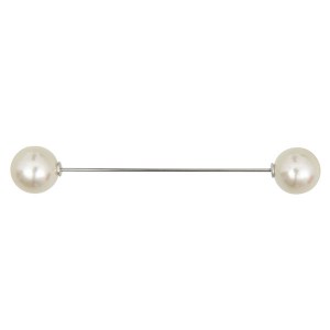Broche perle 95 mm - Blanc nacré - Rico Design