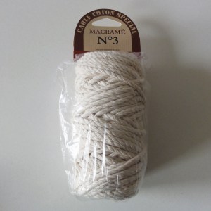 Cablé coton spécial macramé Lebaufil n°3