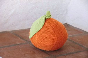 103/03 Coussin/Pouf orange