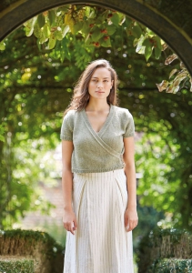 Chamoisette Cache-cœur en Rowan Cotton Cashmere