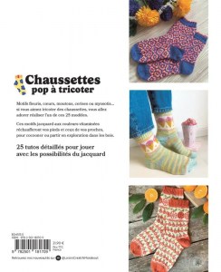 Chaussettes pop à tricoter, 25 motifs Jacquard en couleur - Marabout