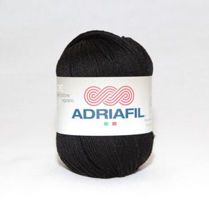 Adriafil Cheope - Pelote de 50 gr - 01 noir