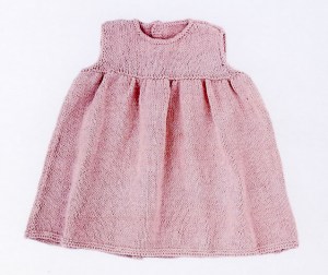 Fiche modèle Les tricots de Citronille - n°027 La robe de bébé froncée