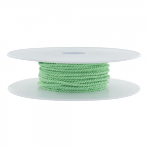 Cordon polyester diamètre 2 mm - Bobine de 25 m - Vert clair