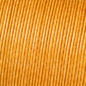 Cordelette de coton ciré 6 m, diam 1 mm - Jaune