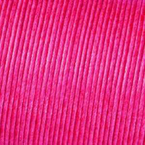 Cordelette de coton ciré 6 m, diam 1 mm - Pink