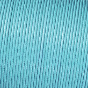Cordelette de coton ciré 6 m, diam 1 mm - Bleu clair
