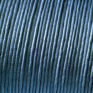 Cordelette de coton ciré 6 m, diam 1 mm - Gris
