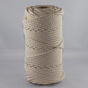 Coton à macramé 6 mm - Bobine de 1 kg - Coloris Ecru