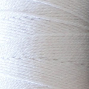 Coton à macramé 0,5 mm - Bobine de 50 gr - Coloris Blanc
