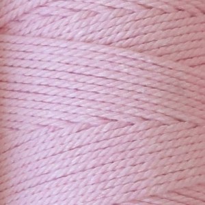 Coton à macramé 1 mm - Bobine de 200 gr - Coloris Rose clair