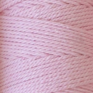 Coton à macramé 1 mm - Bobine de 200 gr - Coloris Rose clair