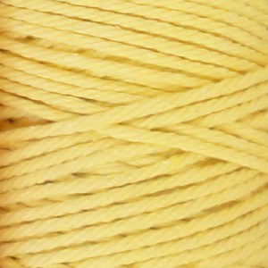 Coton à macramé 2 mm - Bobine de 200 gr - Coloris Jaune