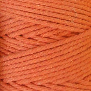 Coton à macramé 2 mm - Bobine de 200 gr - Coloris Orange