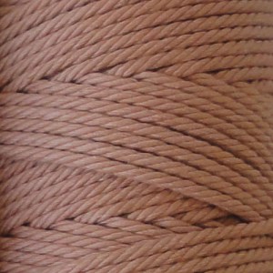 Coton à macramé 2 mm - Bobine de 200 gr - Coloris Marron clair