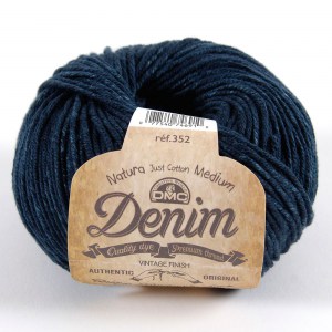 DMC Natura Just Cotton Medium Denim - Pelote de 50 gr - Coloris 07