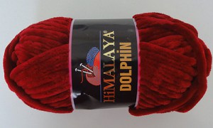 Himalaya Dolphin pelote de 100 gr - 10 Rouge grenat