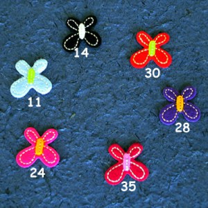 Papillon en feutrine PM