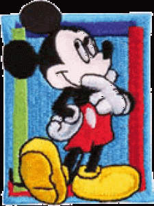 Motif thermocollant brodé Disney n°11